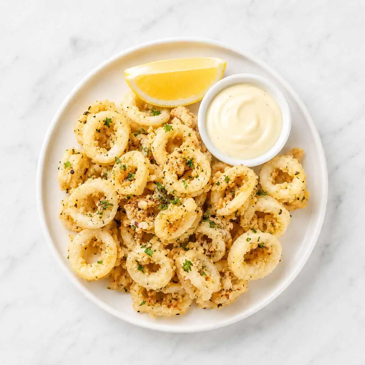 Calamari Fritti - Hawkesbury River Calamari Flash-Fried, Aioli