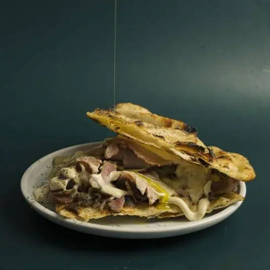 Crispy Crust With Porchetta Alla Romana And Pecorino Cheese