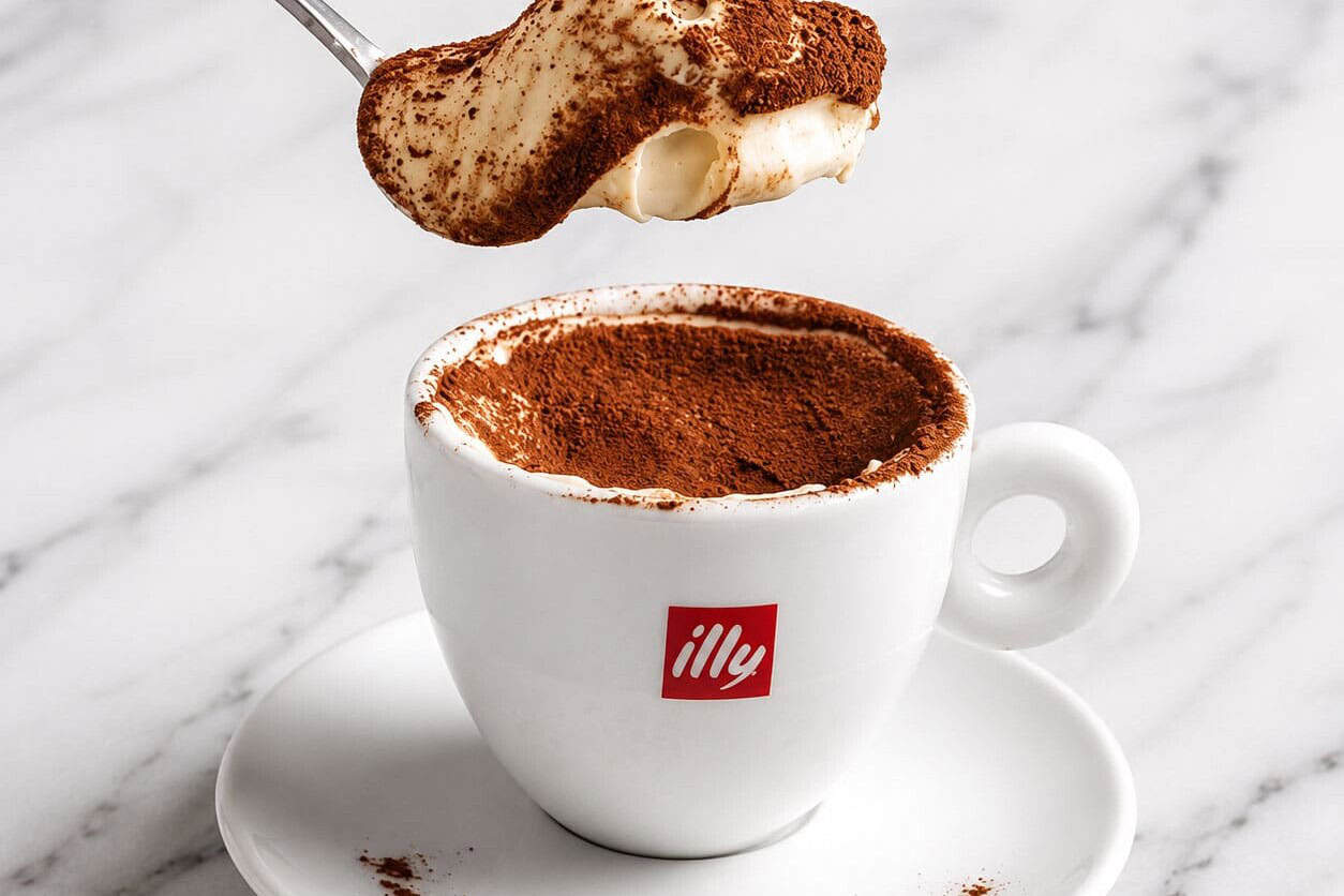 Tiramisú - Layers of Espresso Soaked Ladyfingers and a Smooth Mascarpone Cream, Dusted With Rich Cocoa Powder